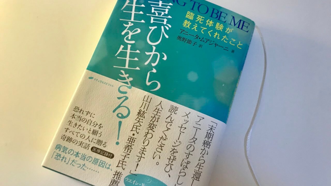 喜びから人生を生きる! アニータ･ムアジャーニ著を読んで。臨死体験から学んだこと Heal your life